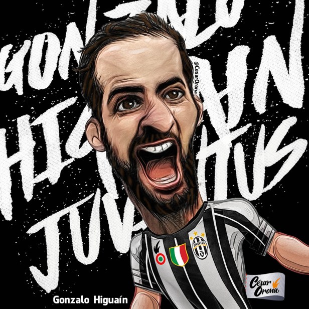 Napoli's Gonzalo Higuain celebrates after scoring against Fiorentina during their Italian Serie A soccer match in Naples